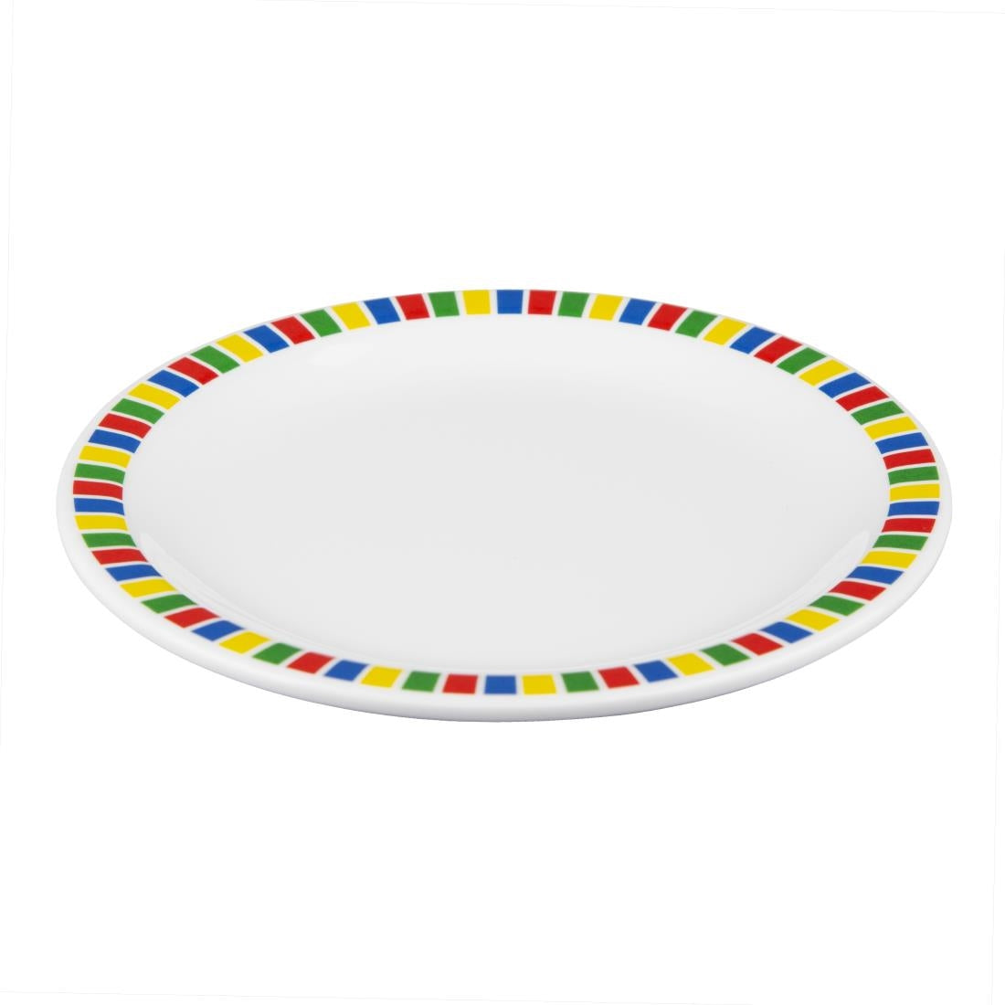 Olympia Kristallon Fairground Melamine Side Plates 160mm (Pack of 12) - DP980 Plates Olympia