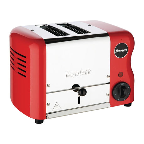 Rowlett Esprit 2 Slot Toaster Traffic Red w/2 Additional Elements & Sandwich Cage - CH180  Rowlett   