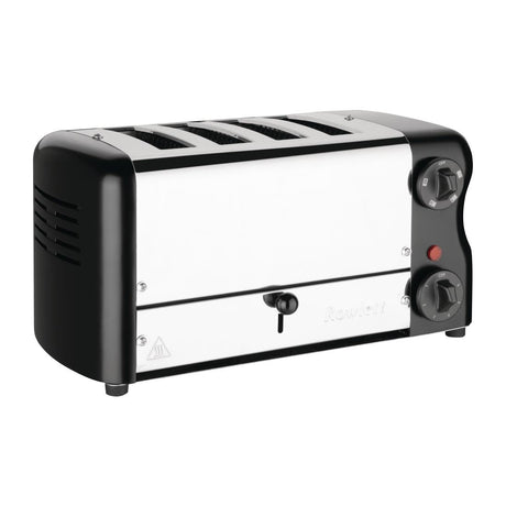 Rowlett Esprit 4 Slot Toaster Jet Black w/2x Additional Elements & Sandwich Cage - CH183  Rowlett   