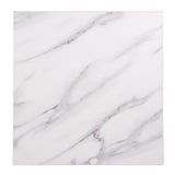 Bolero Pre-Drilled Square Table Top Marble Effect 600mm - DT444 Stone Effect Table Tops Bolero   