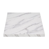 Bolero Pre-Drilled Square Table Top Marble Effect 600mm - DT444 Stone Effect Table Tops Bolero   