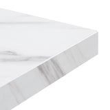 Bolero Pre-Drilled Square Table Top Marble Effect 600mm - DT444 Stone Effect Table Tops Bolero   