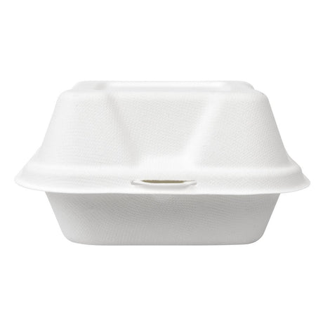 Vegware Compostable Bagasse Burger Boxes 152mm (Pack of 500) - DW625  Vegware   