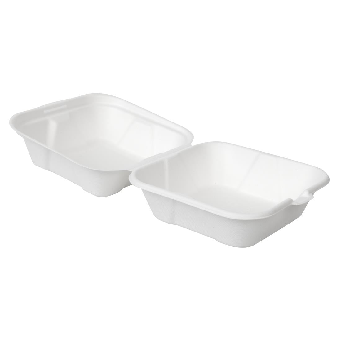 Vegware Compostable Bagasse Burger Boxes 152mm (Pack of 500) - DW625  Vegware   