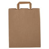 Vegware Compostable Recycled Paper Carrier Bags Large (Pack of 250) - DW628 Paper Bags Vegware   