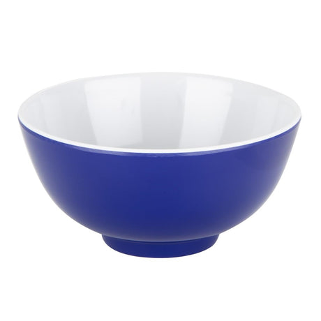 Olympia Kristallon Gala Melamine Bowls Blue 125mm (Pack of 6) - DX438 Bowls Olympia