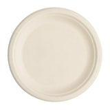 Vegware Compostable Nourish Moulded Fibre Plate Natural 7"/178mm (Pack of 500) - DX582 Disposable Plates & Bowls Vegware   