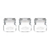 Kilner Square Push Top Jars 250ml (Pack 3) - DX953  Kilner   