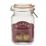 Kilner Square Clip Top Jar 1.5Ltr (Pack 4)          - DX963  Kilner   