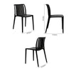 Bolero Verona Café Chairs Black (Pack of 2) - DX976 Plastic Chairs Bolero   