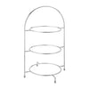 Utopia Chrome Three Tier Cake Stand 270mm - DY298  Utopia   