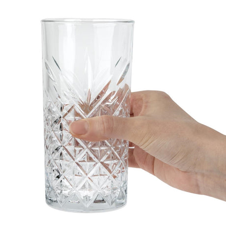 Utopia Timeless Vintage Hi Ball Glasses 450ml (Pack of 12) - DY305 Arcoroc Hi Balls and Tumblers Utopia   