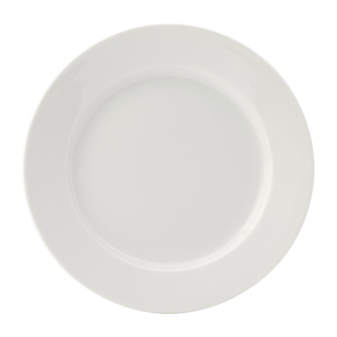 Utopia Titan Winged Plates White 190mm (Pack of 6) - DY341 Utopia Crockery Utopia   