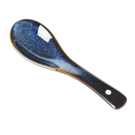 Olympia Luna Midnight Blue Soup Spoons (Pack of 12) - DZ771 Spoons Olympia