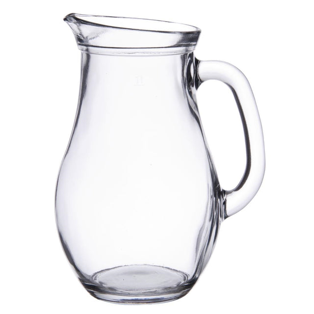 Utopia Bistro Jugs 1Ltr (Pack of 6) - E069 Jugs, Pitchers, Decanters & Carafes Utopia   