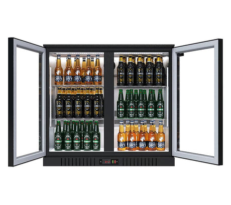 Empire Premium Double Door 208 Litre Bottle Cooler Hinged Doors - CL-210H-EE - Graded Item Double Door Bottle Coolers Empire