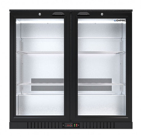 Empire Premium Double Door 208 Litre Bottle Cooler Hinged Doors - CL-210H-EE - Graded Item Double Door Bottle Coolers Empire