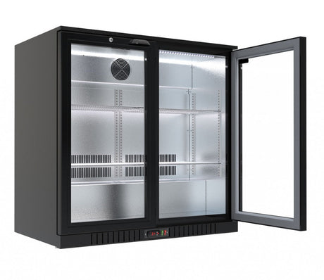 Empire Premium Double Door 208 Litre Bottle Cooler Hinged Doors - CL-210H-EE Double Door Bottle Coolers Empire   