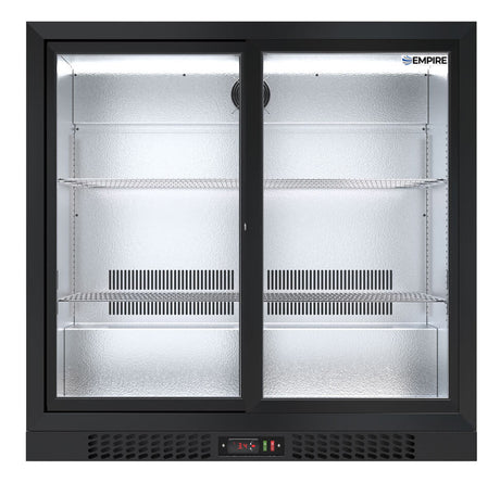 Empire Premium Double Door 208 Litre Bottle Cooler Sliding Doors - CL-210S-EE - Graded Item Double Door Bottle Coolers Empire