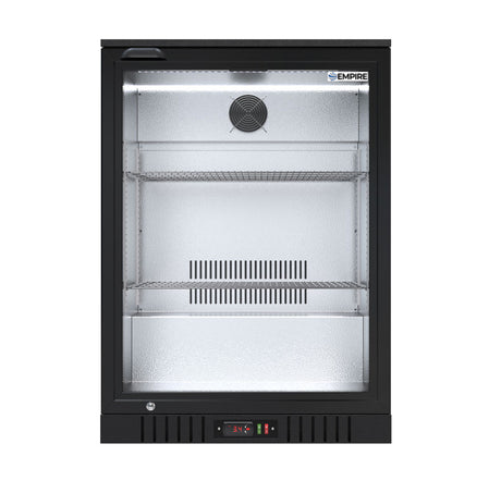 Empire Single Door Bottle Cooler Hinged Low Profile 835mm Height - CL-130HC-EE Single Door Bottle Coolers Empire   