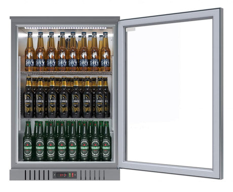 Empire Premium Single Door 138Ltr Bottle Cooler Stainless Steel - CL-130H-S-EE Single Door Bottle Coolers Empire   