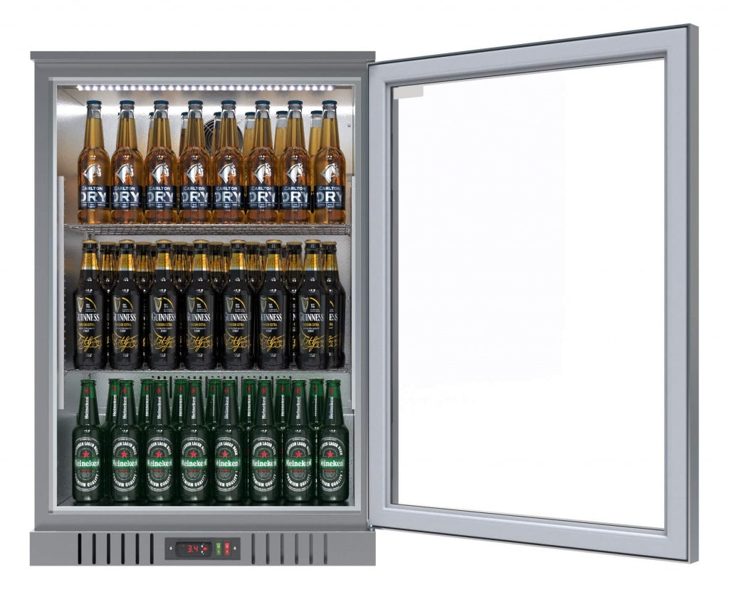 Empire Single Door 138Ltr Bottle Cooler Stainless Steel - CL-130H-S - Graded Item Single Door Bottle Coolers Empire