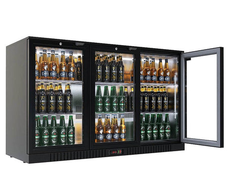 Empire Triple Door 330ltr Bottle Cooler Hinged Doors - CL-320H - Graded Triple Door Bottle Coolers Empire