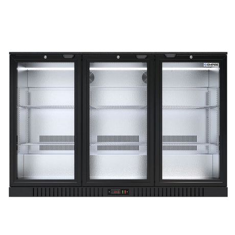 Empire Triple Door 330ltr Bottle Cooler Hinged Doors - CL-320H - Graded Triple Door Bottle Coolers Empire