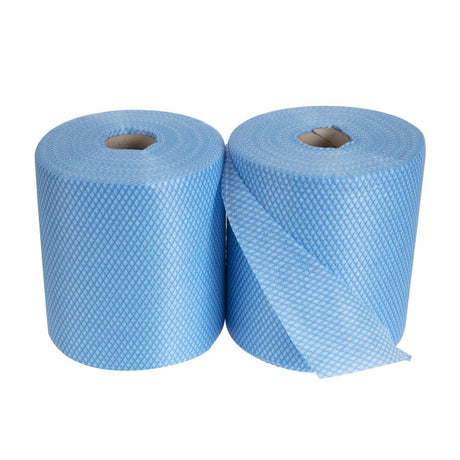 EcoTech Envirolite Super Antibacterial Cleaning Cloths Blue (Roll of 2 x 500) - FA204  EcoTech   