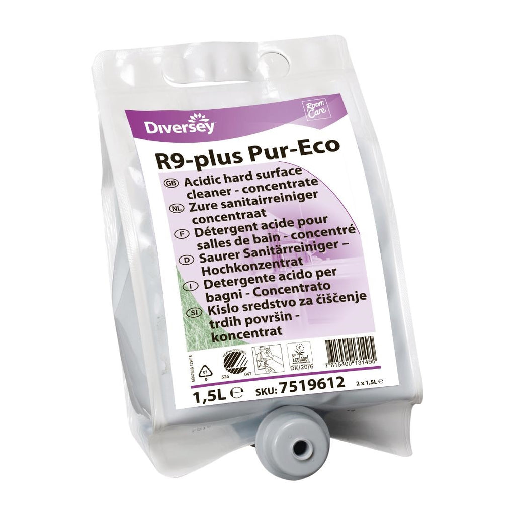 Room Care R9-plus Pur-Eco Bathroom Cleaner Concentrate 1.5Ltr - CX814  Diversey   