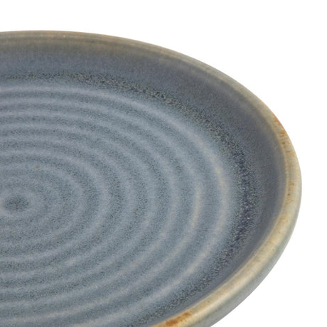 Olympia Canvas Small Rim Round Plate Blue Granite 180mm (Pack of 6) - FA302 Plates Olympia