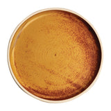 Olympia Canvas Flat Round Plate Sienna Rust 180mm (Pack of 6) - FA307 Plates Olympia