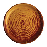 Olympia Canvas Small Rim Round Plate Sienna Rust 180mm (Pack of 6) - FA309 Plates Olympia