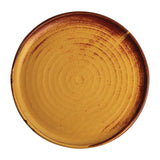 Olympia Canvas Small Rim Round Plate Sienna Rust 265mm (Pack of 6) - FA310 Plates Olympia