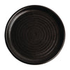 Olympia Canvas Small Rim Round Plate Delhi Black 180mm (Pack of 6) - FA316 Plates Olympia