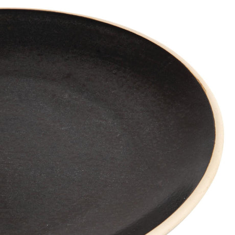 Olympia Canvas Concave Plate Delhi Black 270mm (Pack of 6) - FA318 Plates Olympia