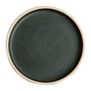 Olympia Canvas Flat Round Plate Green Verdigris 180mm (Pack of 6) - FA321 Plates Olympia