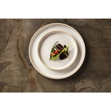 Olympia Canvas Flat Round Plate Murano White 250mm (Pack of 6) - FA329 Plates Olympia