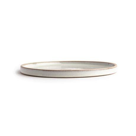 Olympia Canvas Flat Round Plate Murano White 250mm (Pack of 6) - FA329 Plates Olympia