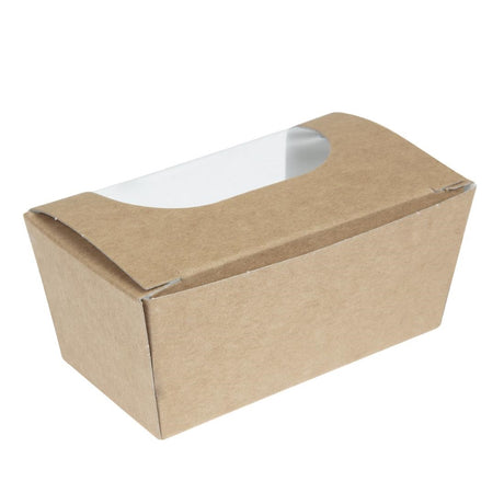 Colpac Compostable Kraft Cake Boxes with Window Small (Pack of 500) - FA360 Cake Boxes & Boards Colpac   