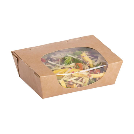 Colpac Zest Compostable Kraft Medium Salad Box 825ml/29oz (Pack of 250) - FA392  Colpac   