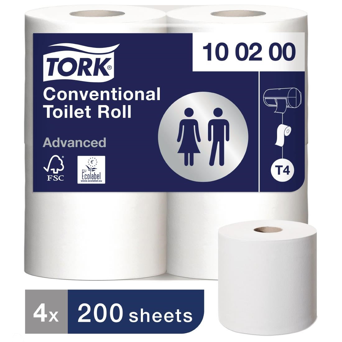 Tork Advanced Conventional Toilet Rolls (Pack of 36) - FA702  Tork   