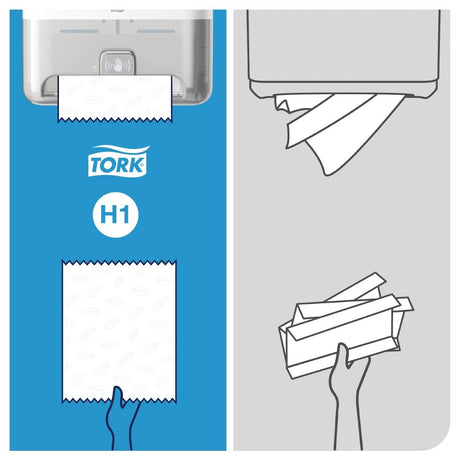 Tork Matic Automatic Hand Towel Roll Dispenser White - FA709  Tork   