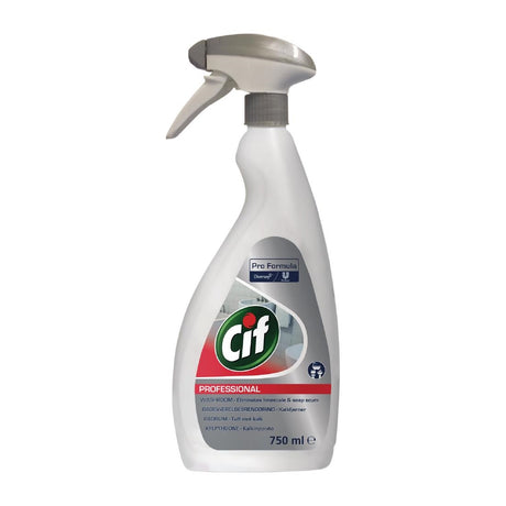 Cif Pro Formula 2-in-1 Washroom Cleaner and Descaler Ready To Use 750ml - CX861  Pro-Formula   