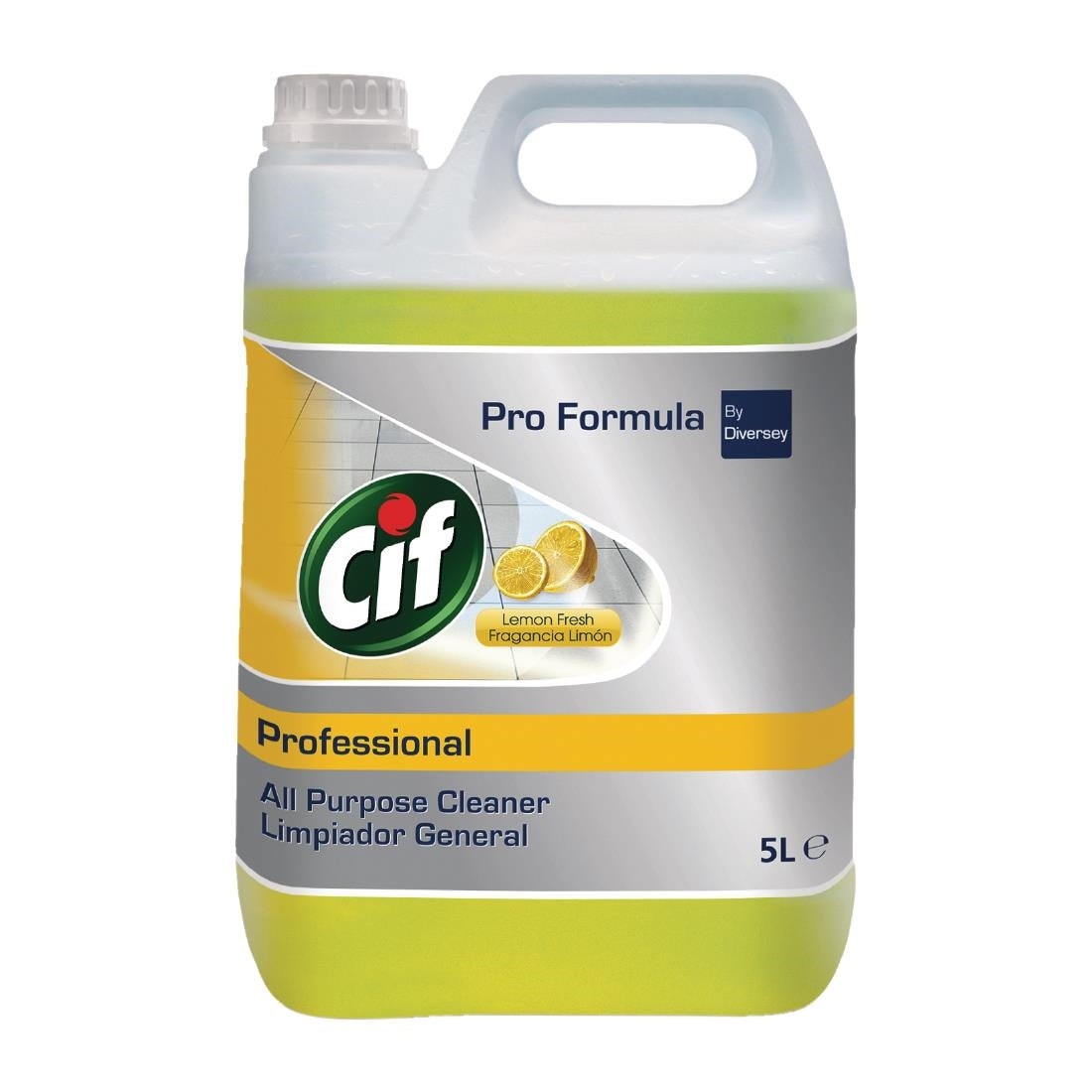 Cif Pro Formula Lemon All-Purpose Cleaner Concentrate 5Ltr - CX863  Pro-Formula   