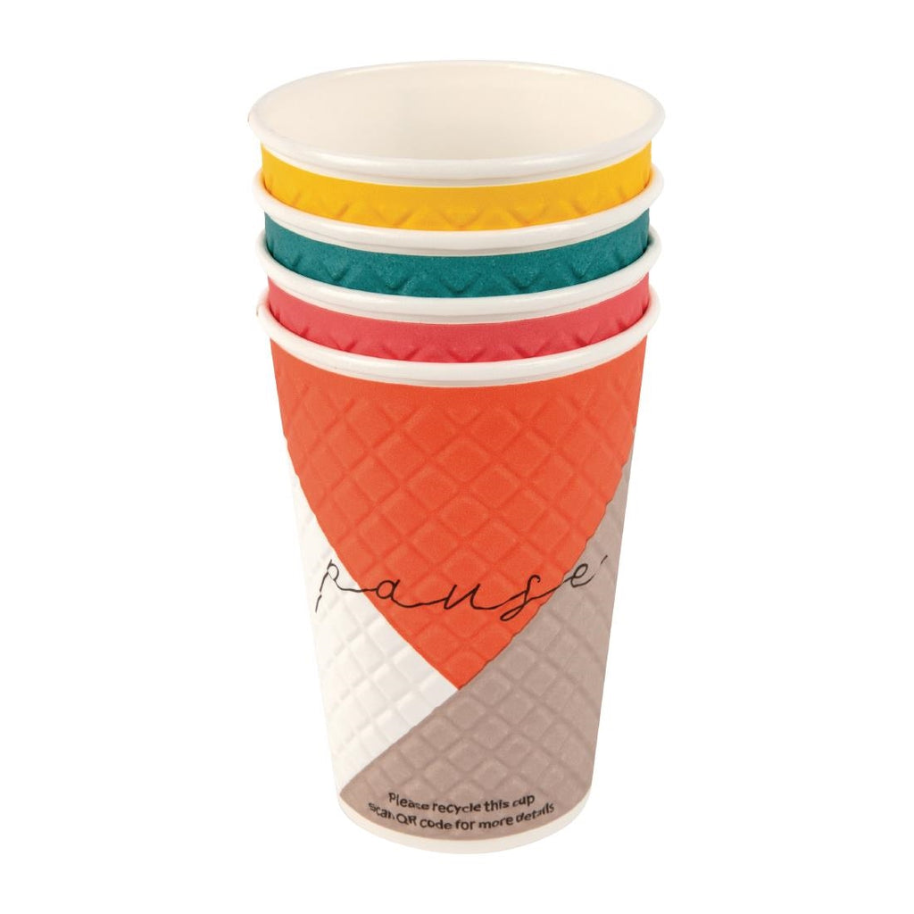 Huhtamaki Pause Disposable Coffee Cups Double Wall 455ml (Pack of 620) - FB589  Huhtamaki   