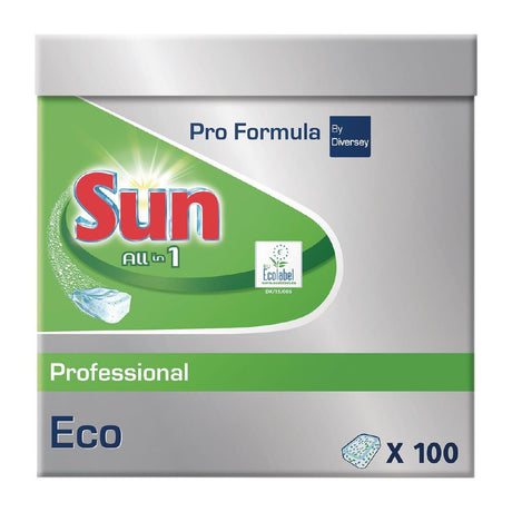 Sun Pro Formula All-in-One Eco Dishwasher Tablets (Pack of 100) - CX867  Pro-Formula   