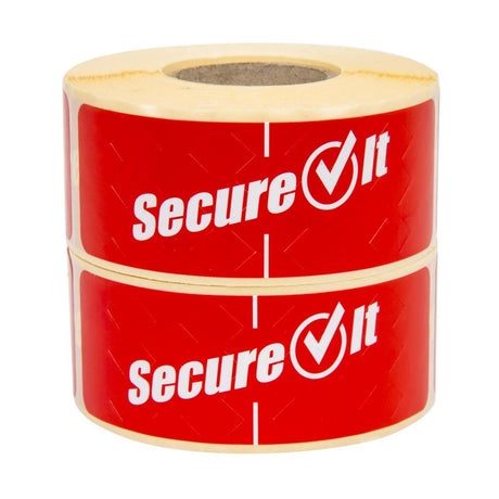 SecureIt Tamper-Resistant Removable Food Packaging Labels Small (Pack of 2 x 250) - FC215  Securit   