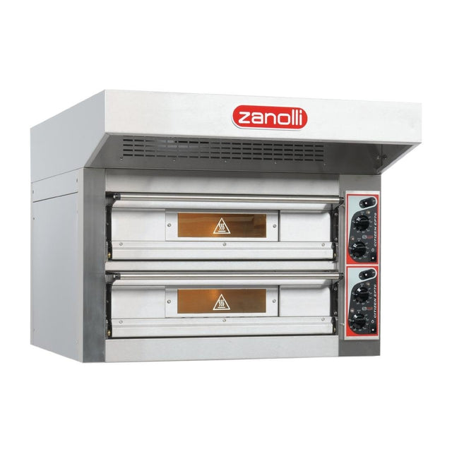 Zanolli EP70 4/MC Single Deck Electric Pizza Oven with Hood Three Phase - HZ014-3PH  Zanolli   