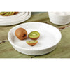 Olympia Cavolo Flat Round Bowls White Speckle 220mm (Pack of 4) - FD901 Bowls Olympia